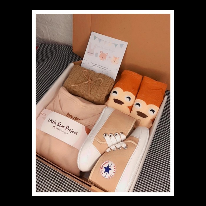 

Hampers Baby New Born Paket Basic | Baby Gift Set | Kado Lahiran - Basic Mocca
