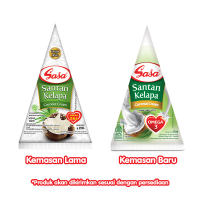 

Sasa Santan Kelapa Cair 65ml - Krim Kelapa Siap Saji