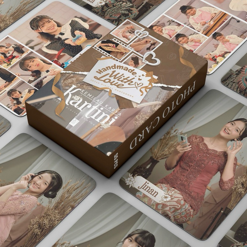 (55 Lembar) Grup JKT48 Hologram Photocard Kartini Kebaya Handmade