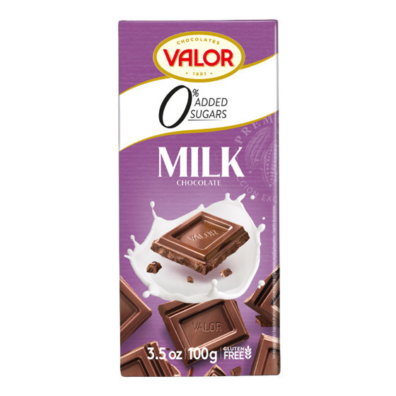 

Coklat Valor 85% 70% Sugar Free Dark Chocolate Milk Creamy Orange 100g - Milk