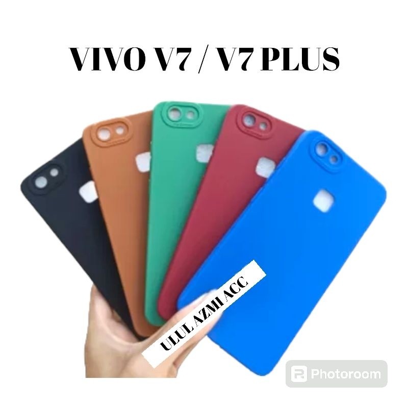 Case Macaron Vivo V7 / V7 Plus Softcase Pro Kamera
