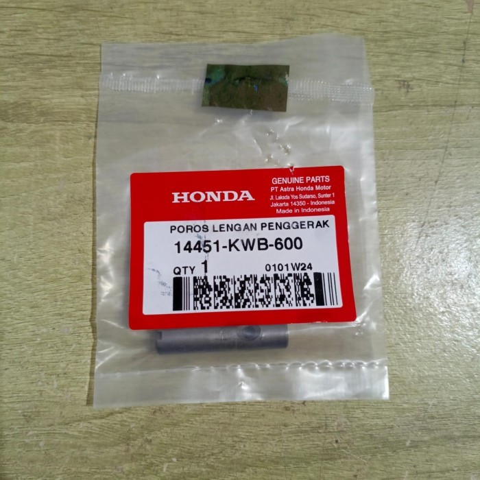 Shaft Rocker Arm Blade 110 KWB ORI AHM 14451KWB600 BERKUALITAS