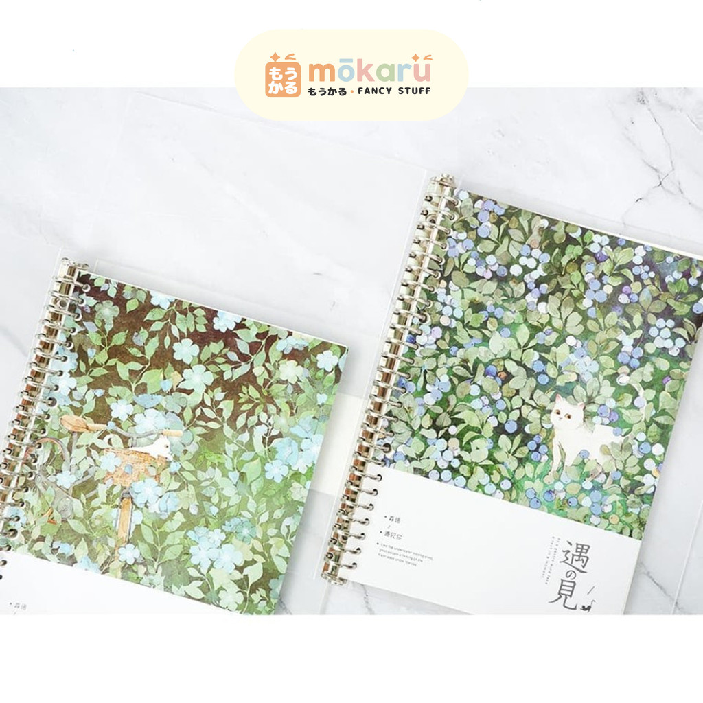 

Meet The Cat File Binder A5 / Loose Leaf Binder Motif Binatang Kucing Lucu Unik Murah