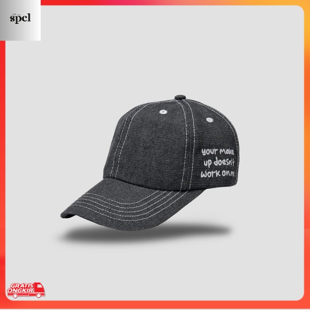 Kekinian / Exhale Caps Topi Denim Make Up