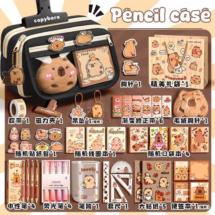 

Back To School Supplies Set Cute Pencil Case For Girls Aesthetic Stationery Return To Classes Useful Accessories Scholar Kit