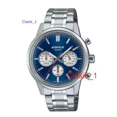 Original 100% Casio EDIFICE EFR-575D-2ADF Jam Tangan Pria Analog Stainless EFR-575D-2A EFR575D Garan