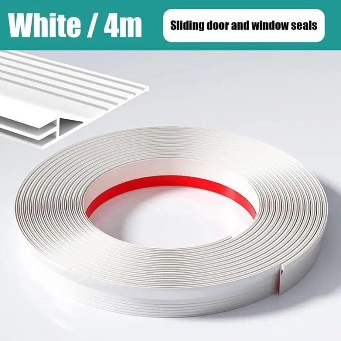 Silikon Penutup Celah Pintu Jendela Sliding Anti Debu Suara / Silicone - Jendela , Grey