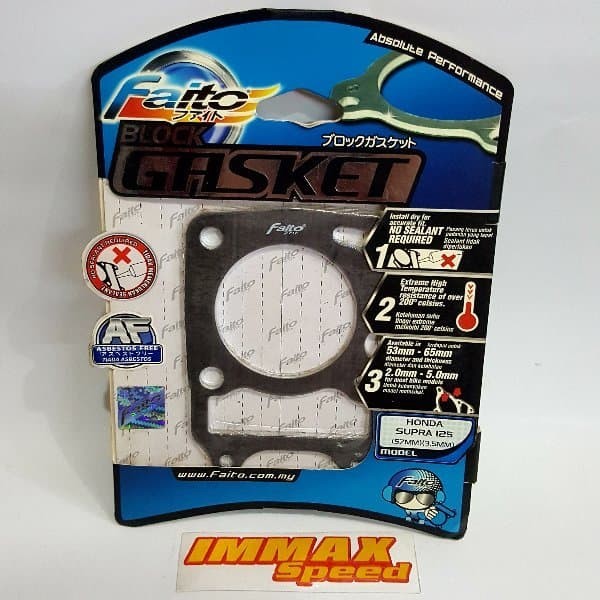 READY Packing Gasket Block Silinder Alumunium Honda Supra 125 Karisma 2mm