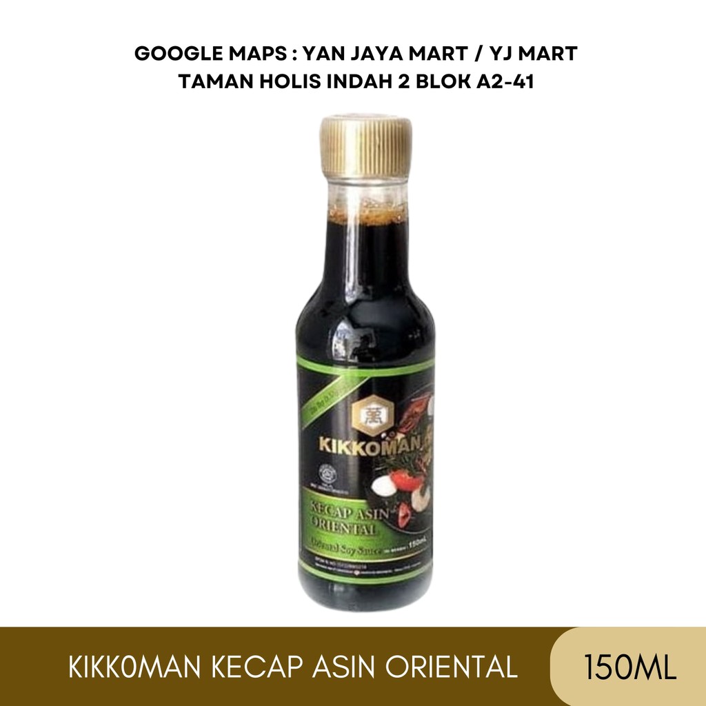 

Kikkoman Oriental Soy Sauce / Kecap Asin Oriental 150 ML