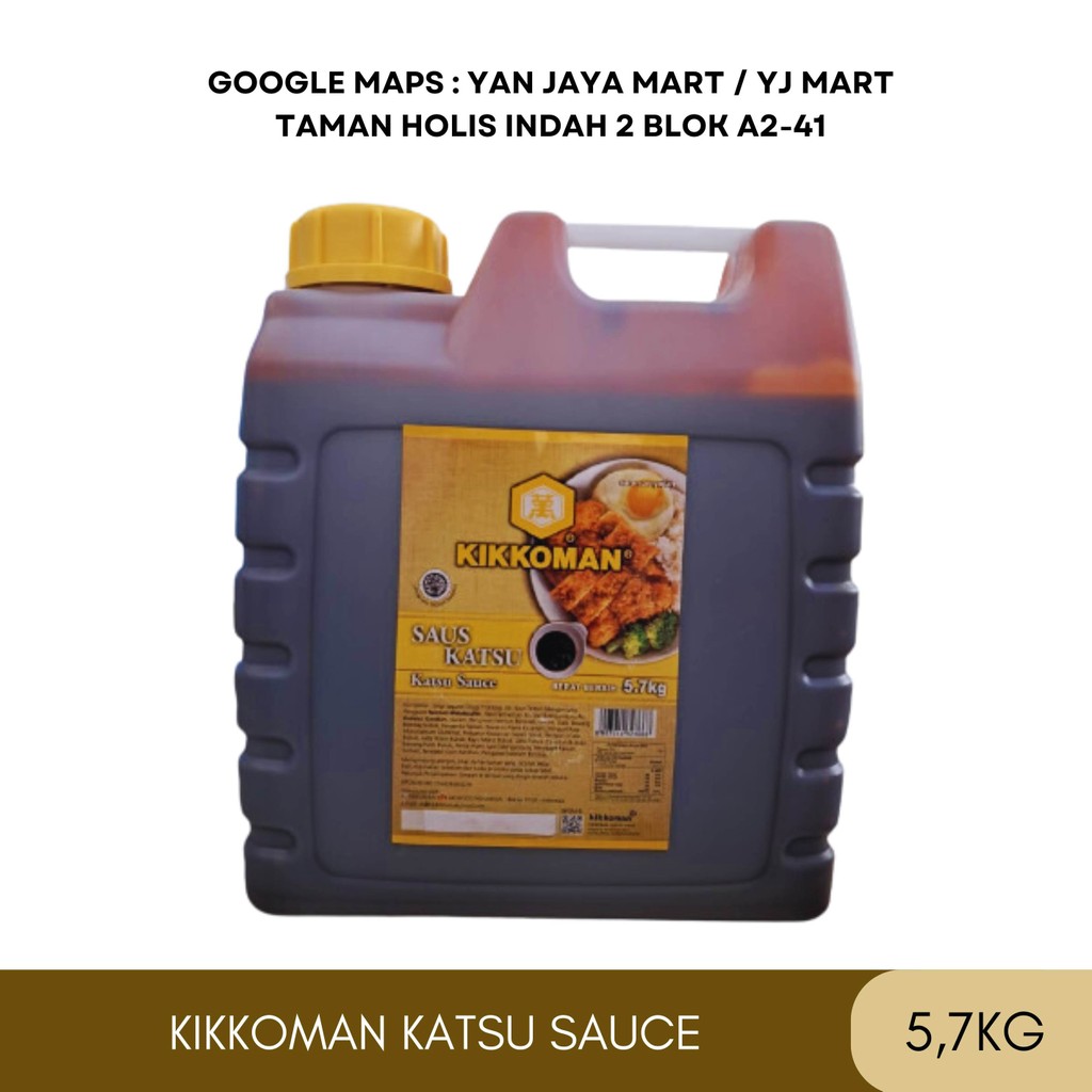 

Kikkoman Katsu Sauce / Saus Katsu Kemasan 5.7 Kg