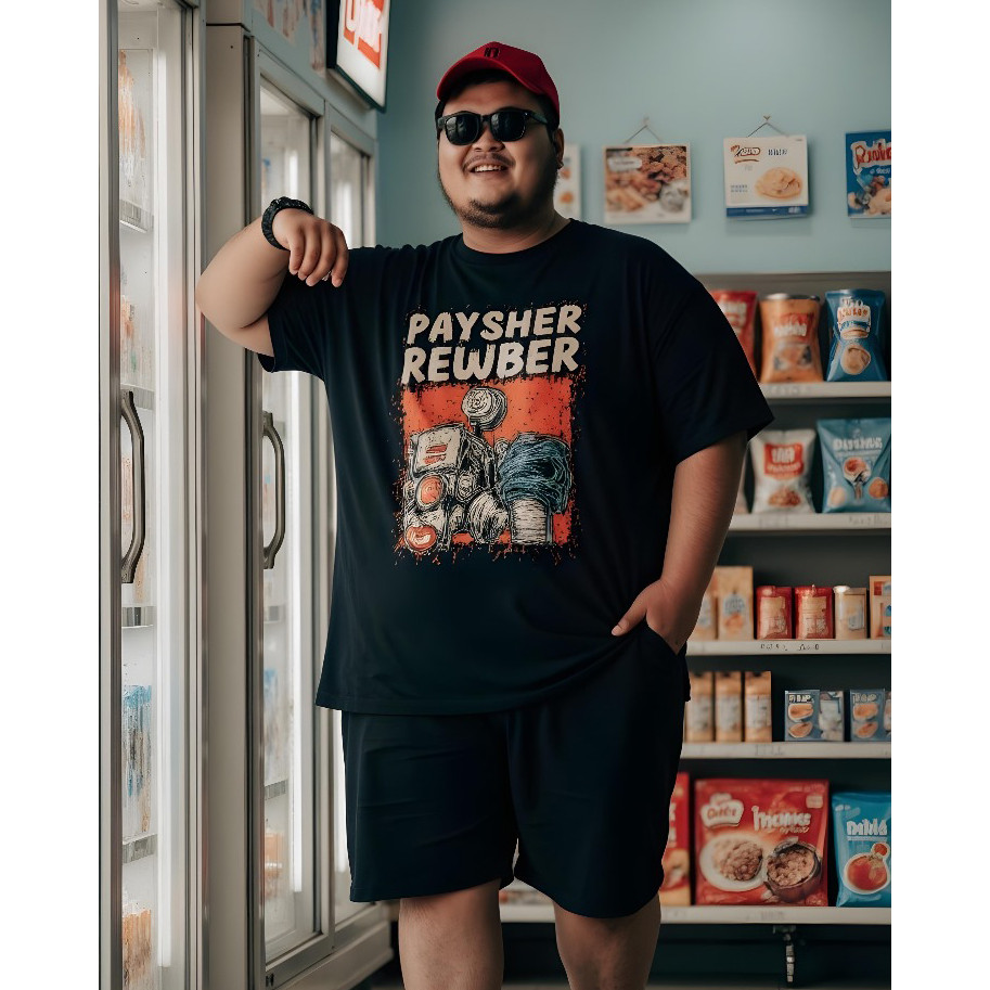 Big Oret Baju Big Size Jumbo Pria XL - 7XL / Paysher Rewber