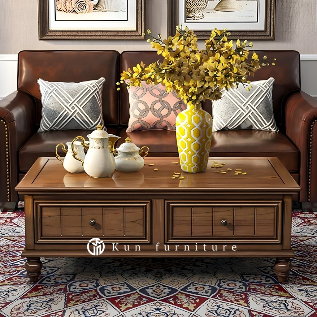 meja kopi jati, meja tamu jati, meja tamu minimalis jati modern | Kun furniture