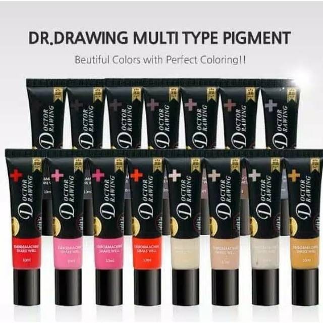 

Promo Tinta Dr.Drawing HYBIRD Sulam Alis & Bibir Tinta Cair Liquid Korea / TYPE PIGMENT