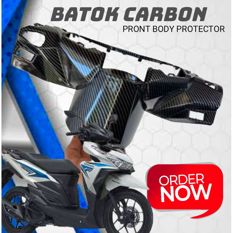 BATOK KEPALA VARIO CARBON LED OLD 2015-2017 batok vario led carbon batok vario old carbon KIOSVARIAS