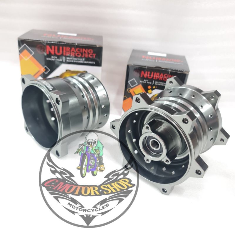 Tromol HONDA ADV 150 Tromol ADV 150 Set Depan Belakang Merk Nui Racing Original