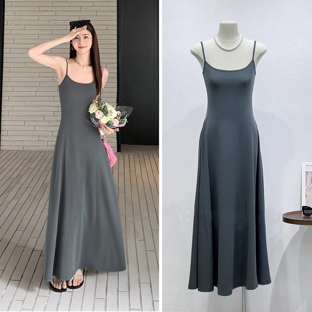 KeyGirl [ COD ] maxi dress wanita bodycon jumbo/dress party Long Sexy Dress Sleeveless Gaun panjang/