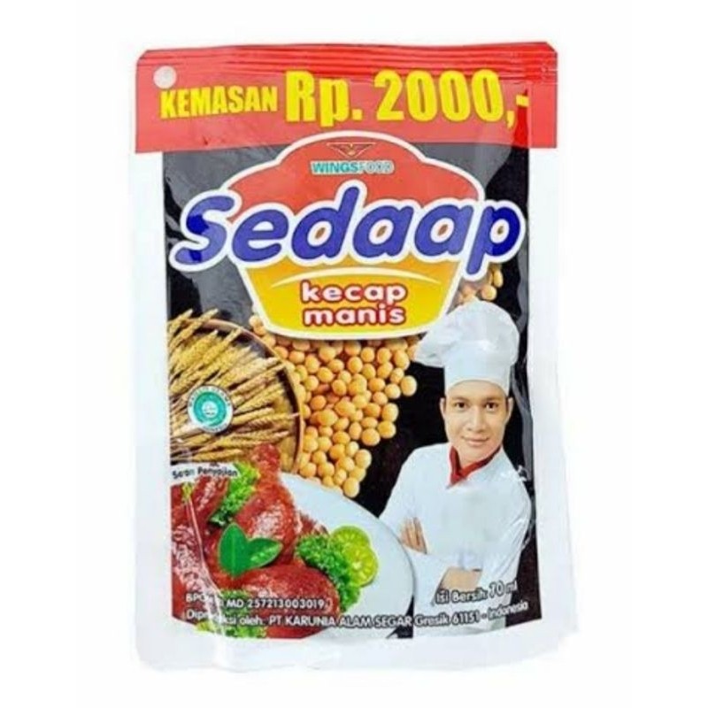 

kecap sedap pouch 63 ml - ABO