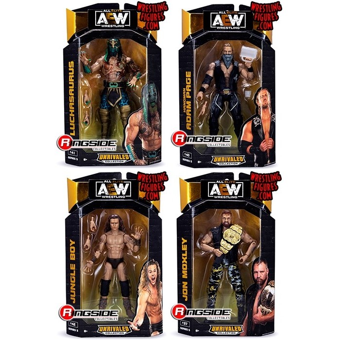 AEW Unrivaled - LUCHASAURUS - ADAM PAGE - JOHN MOXLEY - JUNGLE BOY - JUNGLE BOY