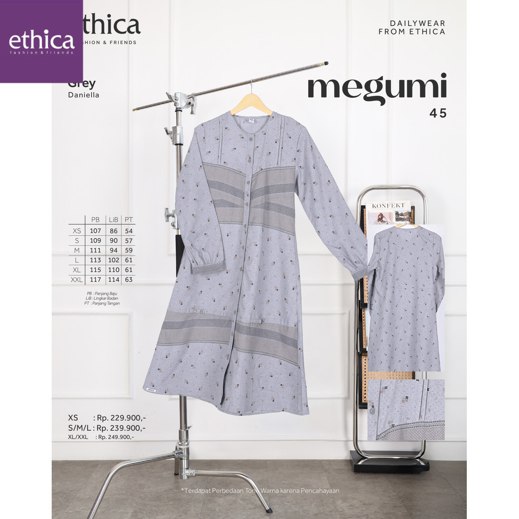 Galeri Ethica By Winardi- Tunik Atasan Wanita Simple Motif Megumi 45 Atasan Muslim Wanita By Ethica