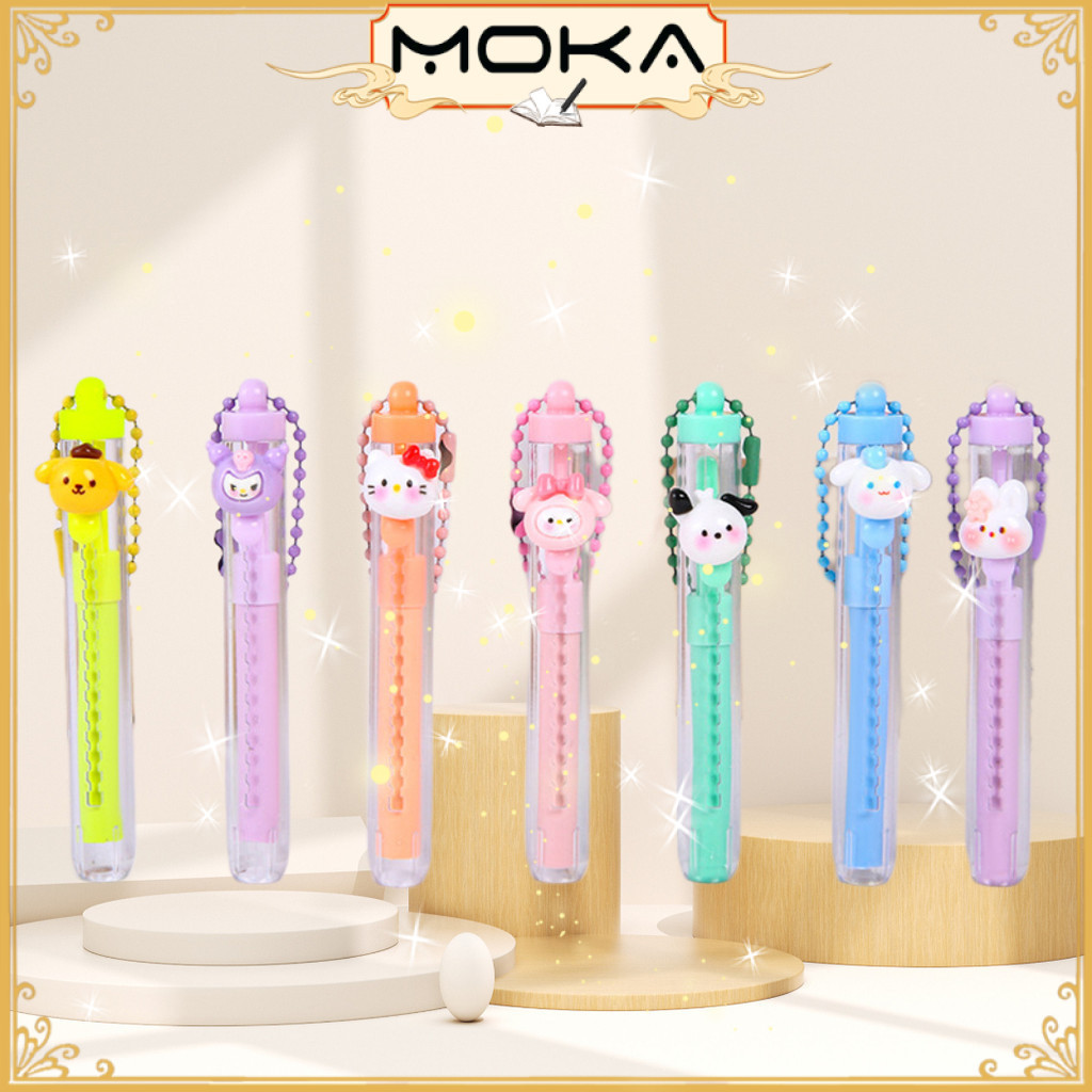

MOKA PENGHAPUS MEKANIK SLIDE UNTUK PENSIL KARAKTER KARTUN LUCU / MECHANICAL ERASER FOR PENCIL MKA188