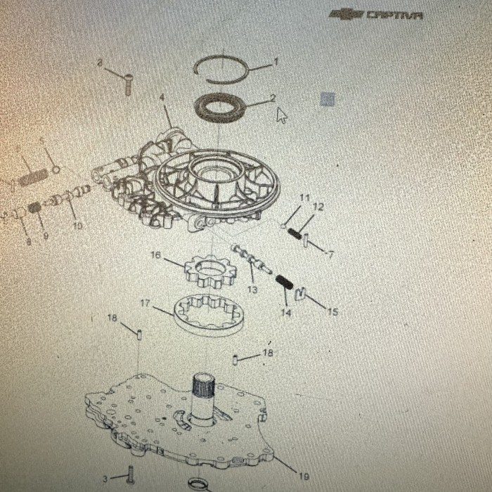 SEAL INPUTSHAFT TRANSMISI MATIC CAPTIVA DIESEL FL
