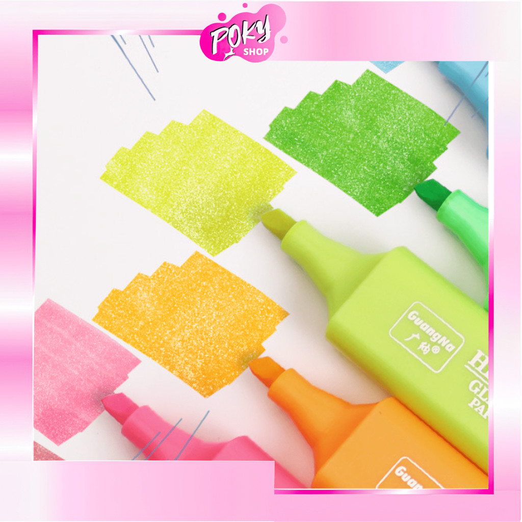 

POKY - S6584 Set Highlighter Glitter 4 PCS / Alat Tulis Anak Sekolah