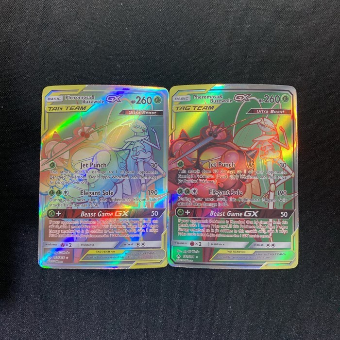 [TERMURAH] Kartu Pokemon TCG TAG TEAM Card Collection Holo Replica #2 - pheromosa 2pcs