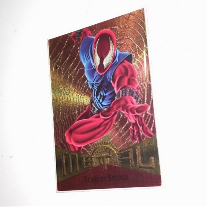 KY562 Kartu Marvel Metal 1995 Spider-man Spiderman Scarlet Spider | TERBAIK