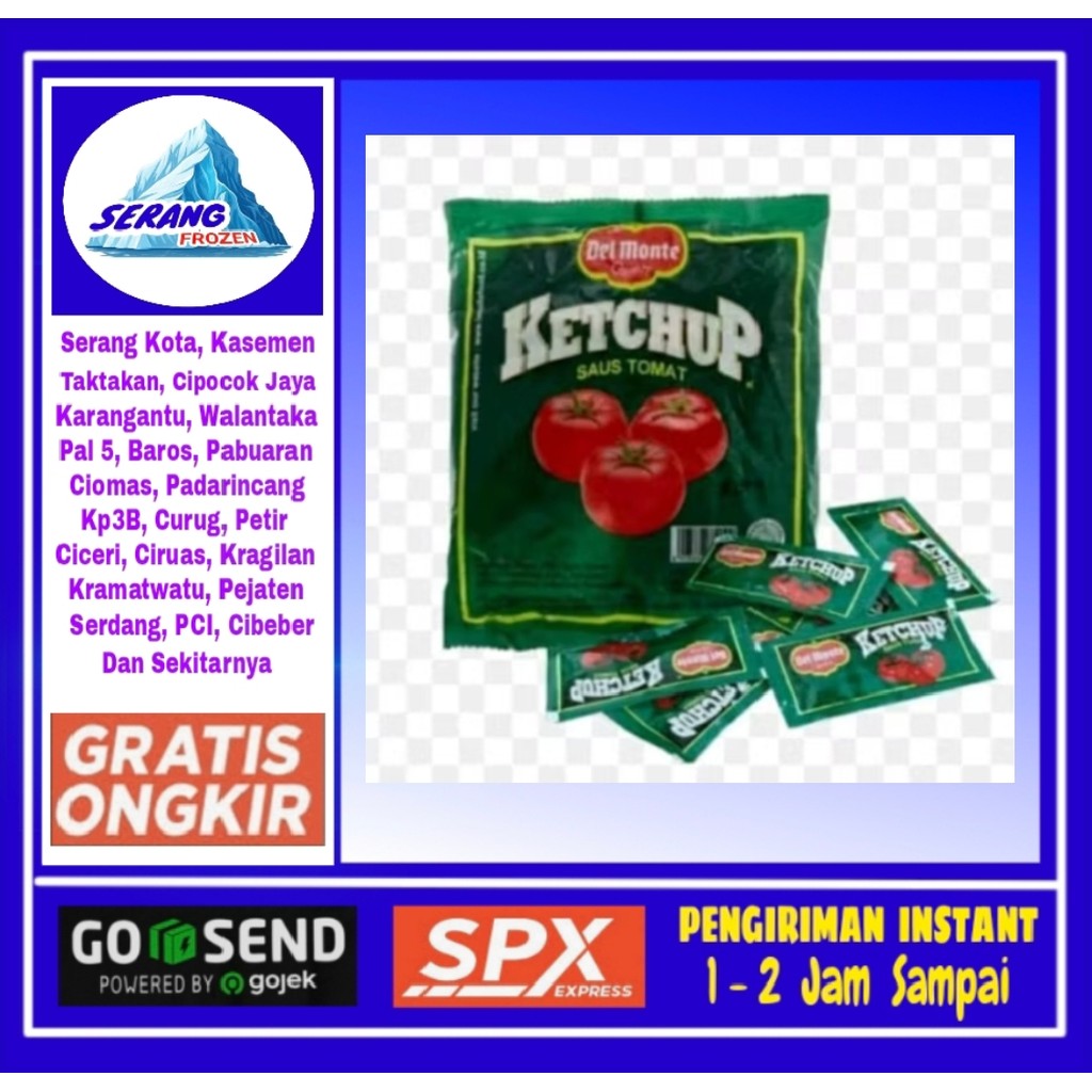 

Saos Tomat Sachet Delmonte, Saus Saset, Serang Frozen