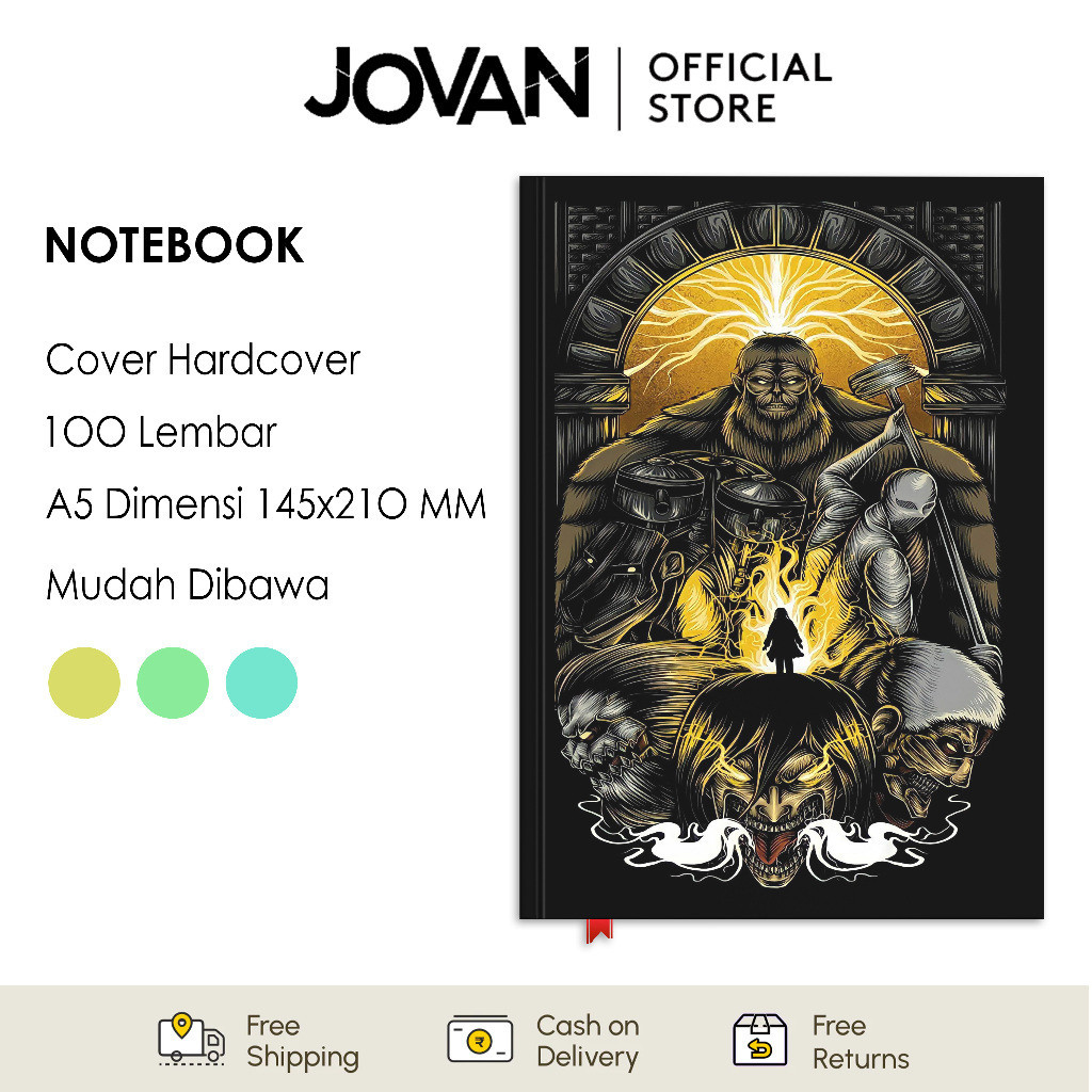 

Notebook Hardcover Custom Attack On Titan 14 Buku Tulis Catatan Note Agenda Planner Jurnal Diary Notebook Anime