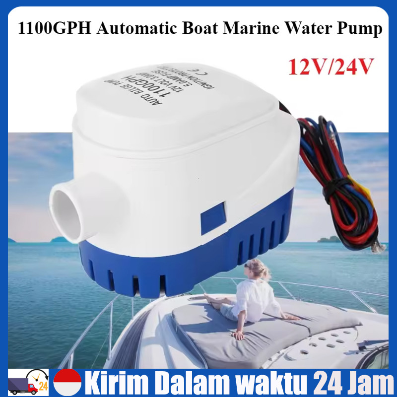 Stok Tersedia - Pompa Celup Bilge 12V Pompa Kuras Kapal DC 24 Volt Pompa Kuras Air Otomatis