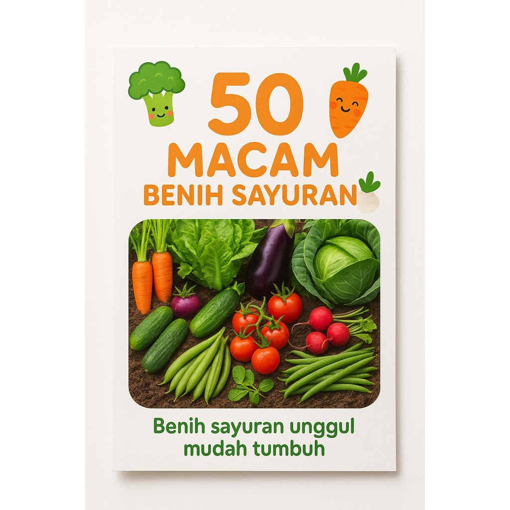 PAKET SUPER 50 Jenis Benih SAYUR Sayuran Siap Tanam & Panen Berlimpah