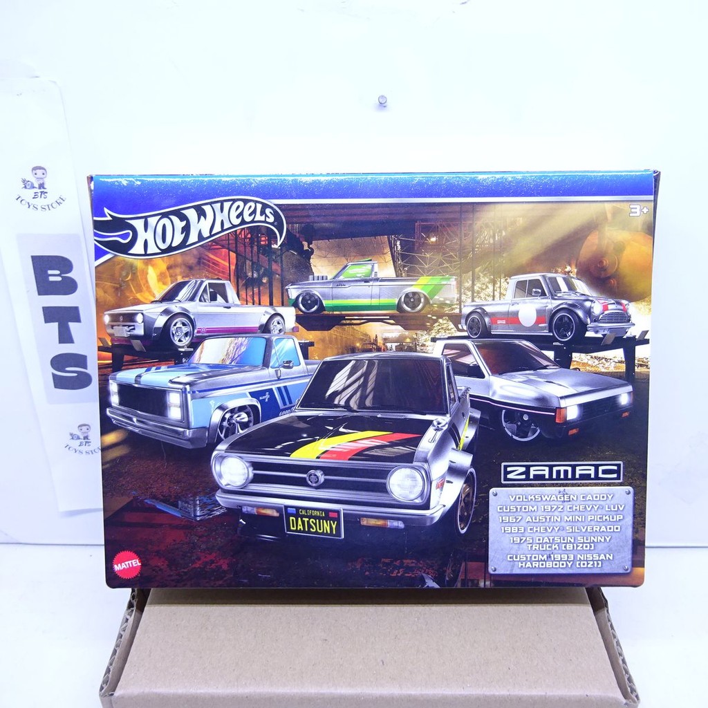 Hot Wheels Multipack Zamac Series Isi 6 Pcs VW Caddy Austin Mini Pickup