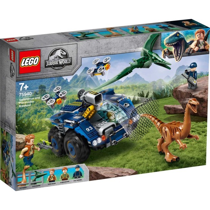 LEGO Jurassic World 75940 Gallimimus and Pteranodon Breakout