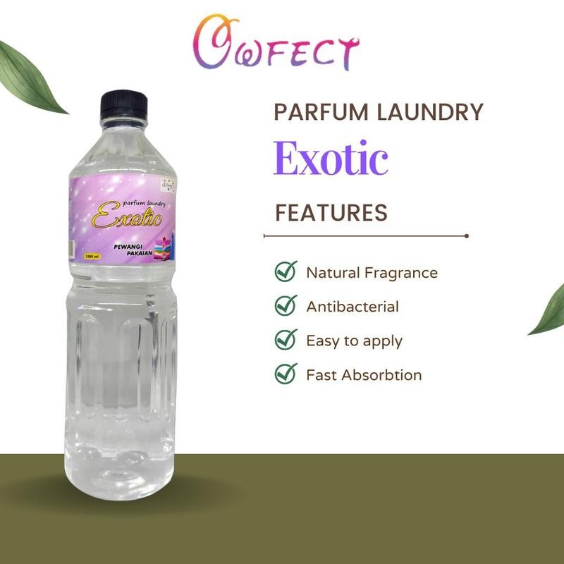 OWFECT Parfum Laundry EXOTIC / Pewangi pakaian laundry kemasan 1000ml