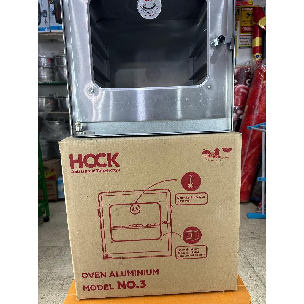 HOOK Oven Stainless Kompor Gas Tangkring ZINC Alumunimum No3/No4 Atas Arang Kue Susun/Nastar/Serbagu