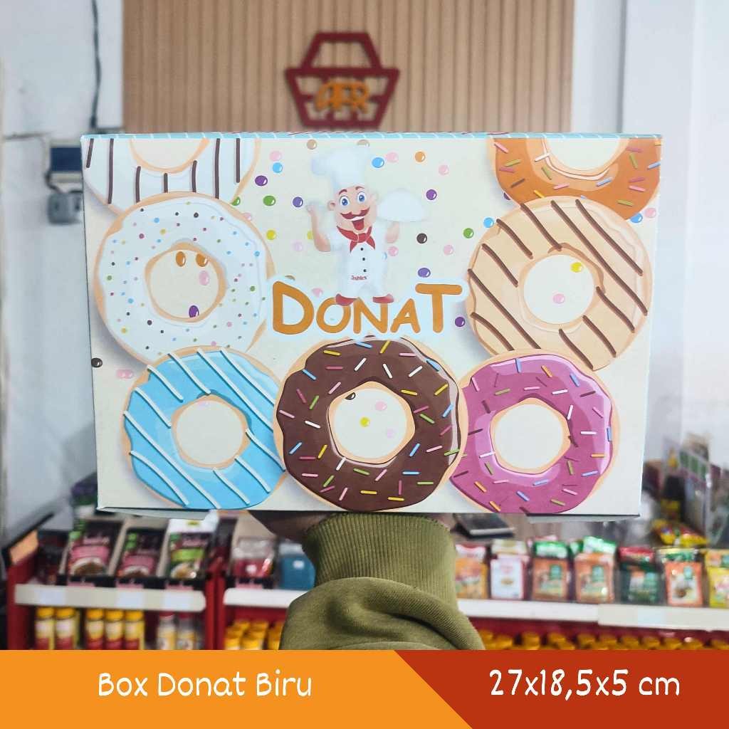 

Box Donat 27x18,5x5,5cm Orange, 27x18,5x5,5cm Pink, atau 27x18,5x5cm Biru