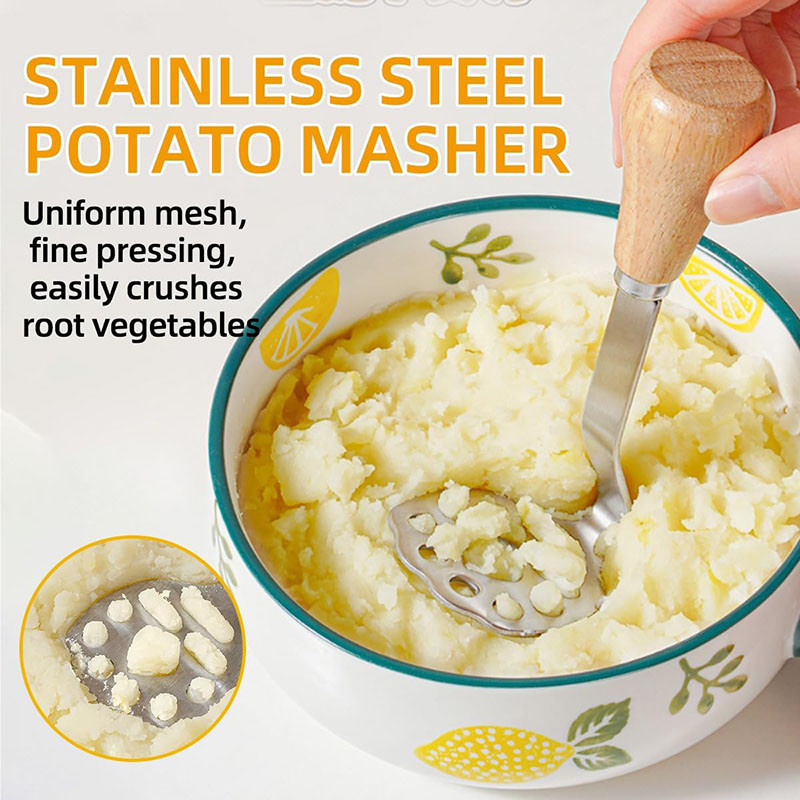

Little Bear Masher Food Grade Stainless Steel Baking Baby Potato