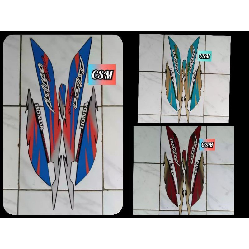 STICKER STRIPING LIS LES BODY MOTOR HONDA ASTREA GRAND 1997 LIMITED EDITION