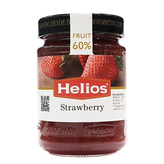 

New Arrival Selai Buah Helios Strawberry Preserve 340g