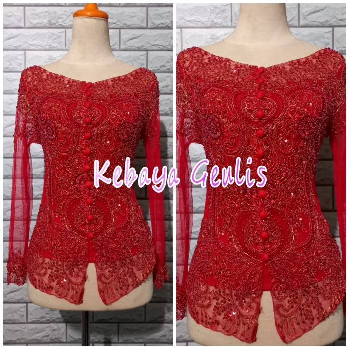✨LARIS✨ -atasan kebaya modern kebaya cantik warna lilac TERBARU - mocca, S