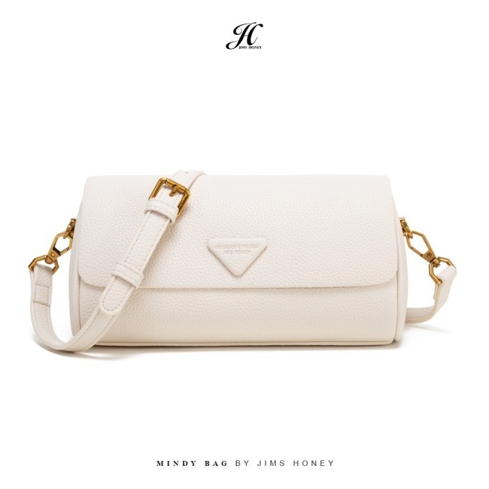 ✨W.H.Sw✨ - DISKON Jims Honey - Mindy Bag - Tas Selempang Wanita - White