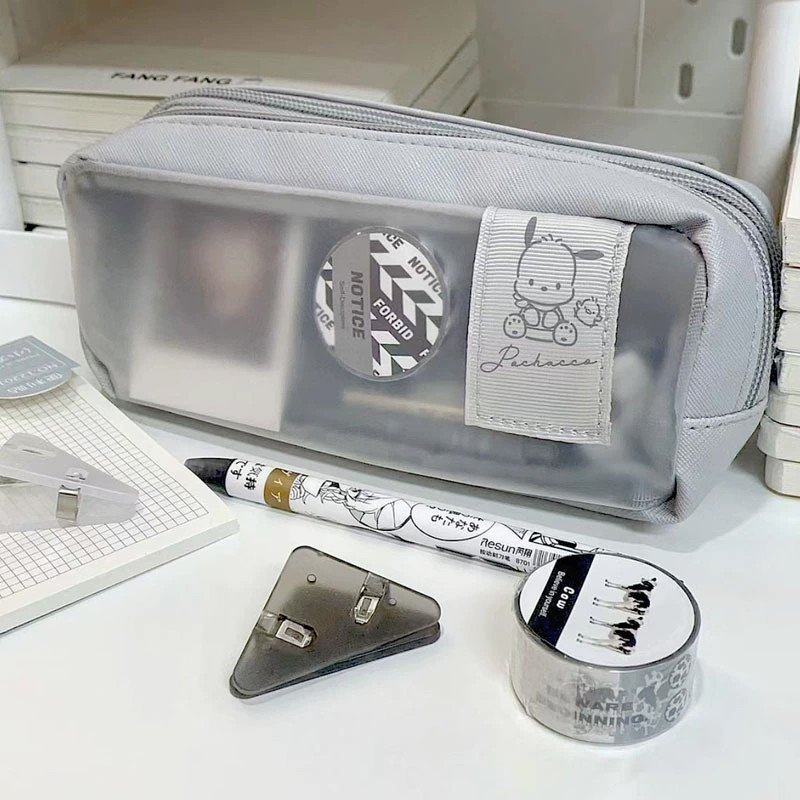 

Kantong Pena Transparan Alat Tulis Siswa Cute Large Capacity Pencil Case pensil pouch make up