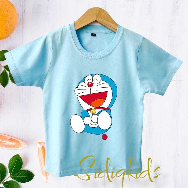 Kaos Anak Doraemon Baju Karakter Doraemon Baju Bahan Distro Combed 30s