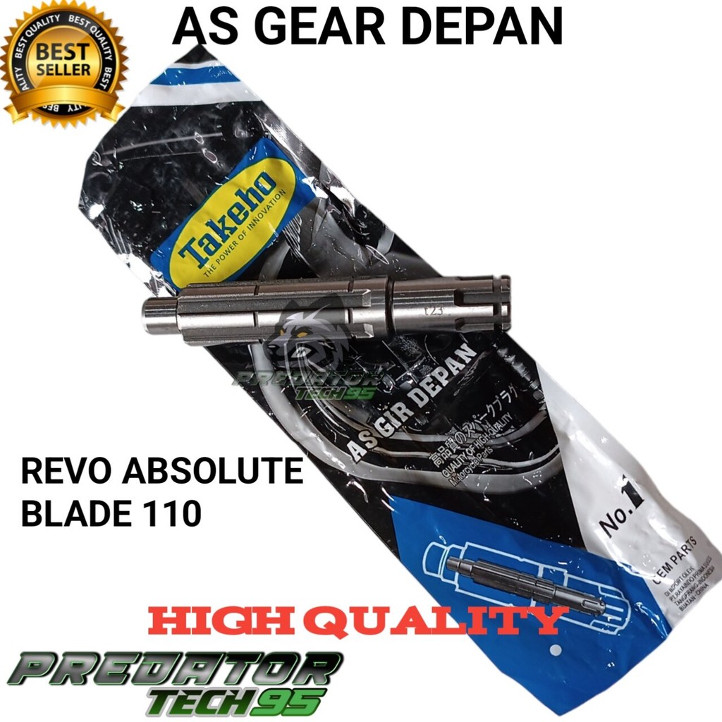 AS GEAR GIR DEPAN MOTOR HONDA REVO ABSOLUTE REVO FIT BLADE 110 HIGH QUALITY