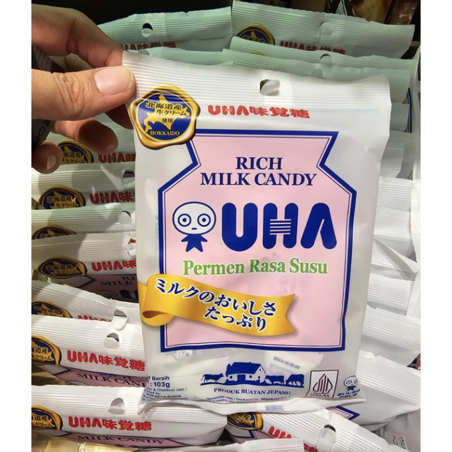 

UHA Milk Candy 103 gram Permen Susu Strawberry - Coffee Milk - Matcha