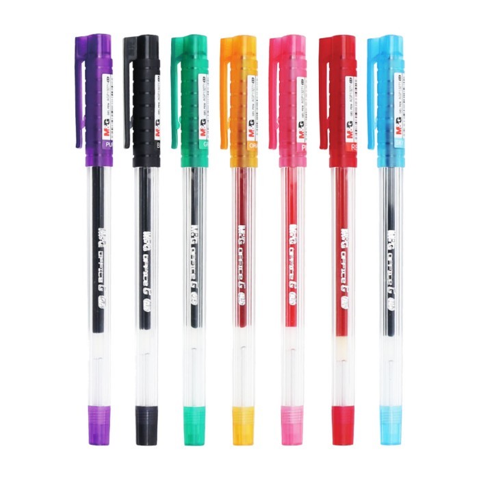 

Ballpoint Gel M&G AGP13271 Gel Pen 0.5mm Warna Colorful