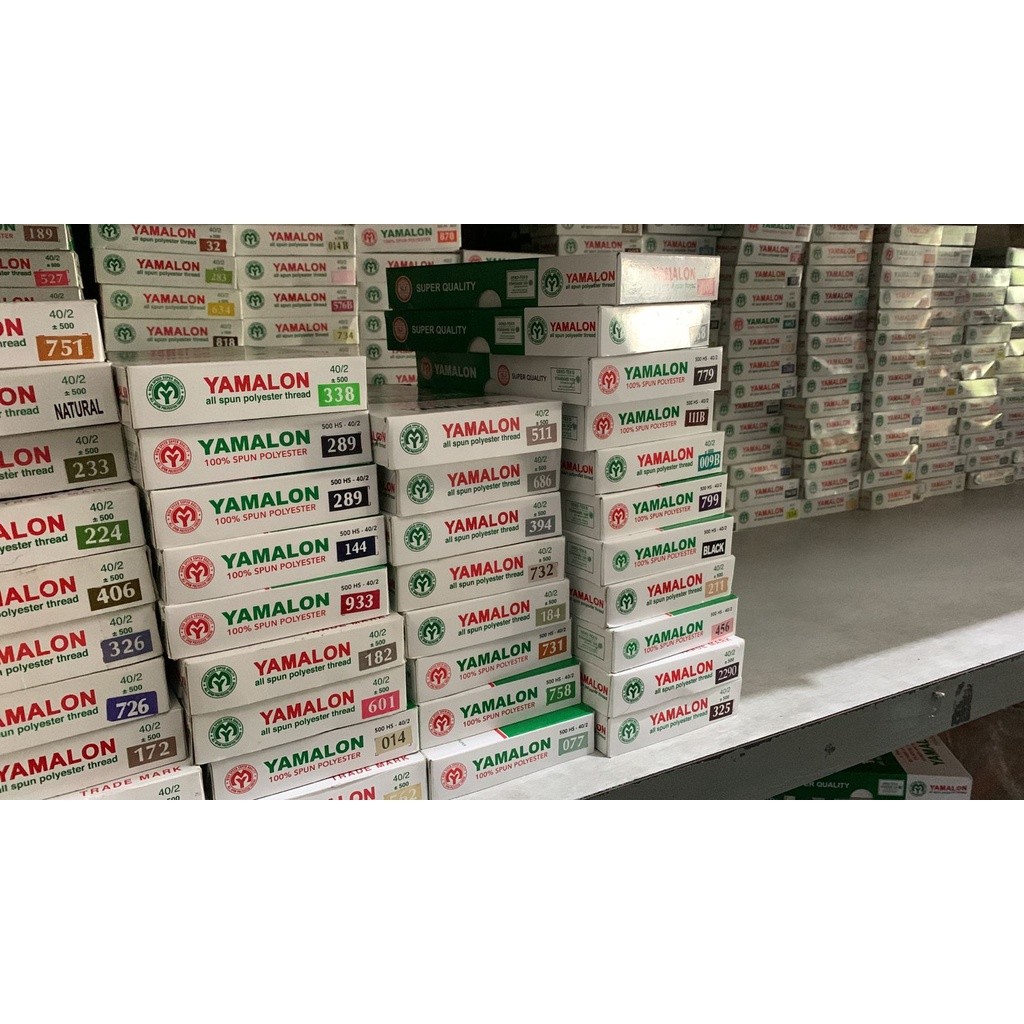 [500yr] Benang Jahit Yamalon / Benang Katun Yamalon 500 yard [LUSIN]
