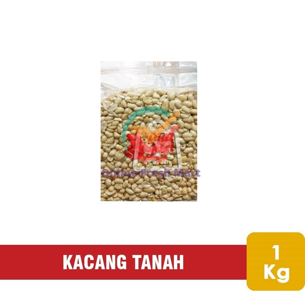 

Kacang Tanah Dua Jari Kupas / Kacang Mentah Kupas (1 Kg) - Online Fresh Mart Denpasar