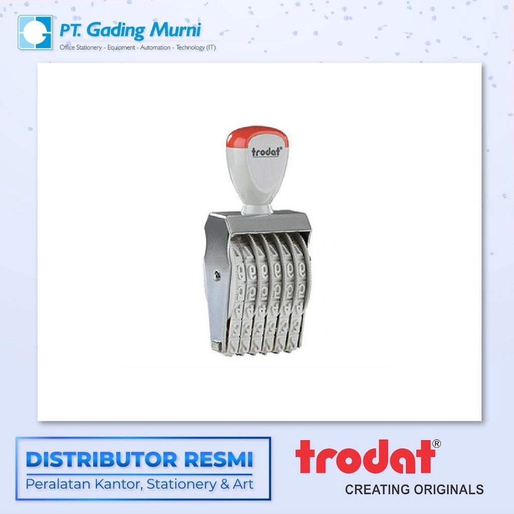 

TRODAT STEMPEL 1596 9mm 6 digit